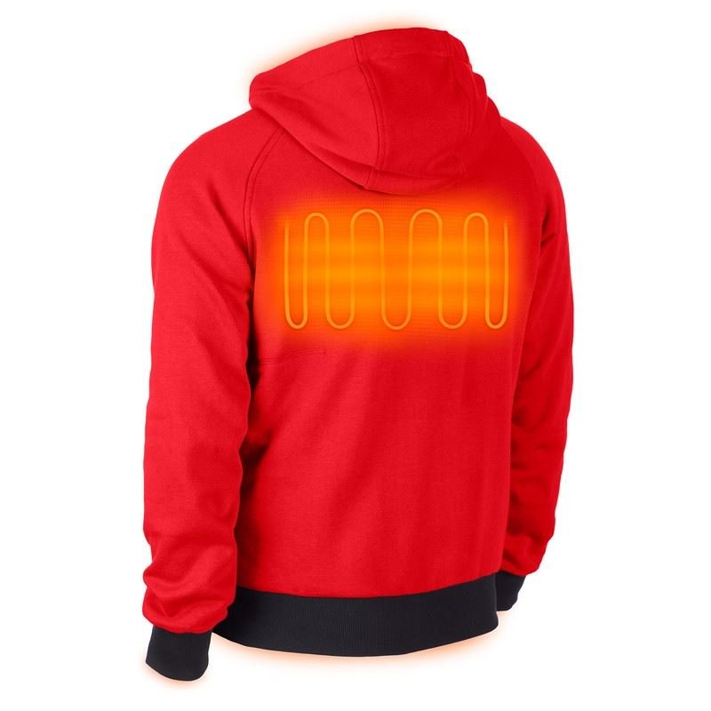 Milwaukee 306R - 20 M12 HEATED HOODIE - RED - Mississauga Hardware Centre Inc