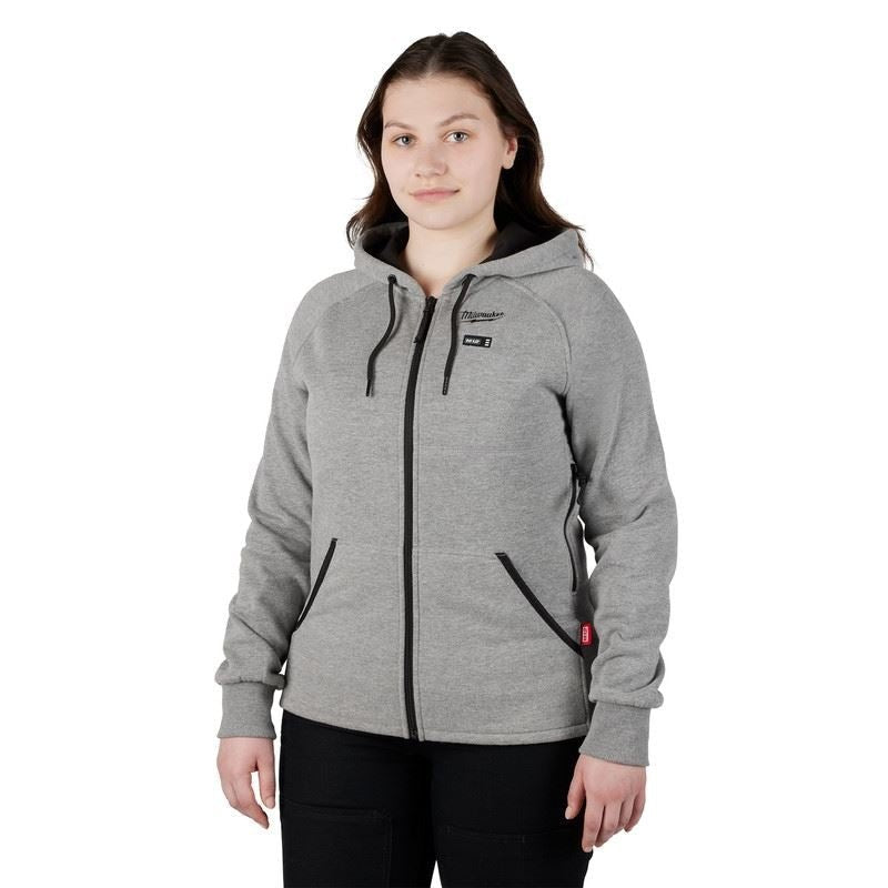 Milwaukee 336G - 21 M12 Womens Heated Hoodie - Gray - Mississauga Hardware Centre Inc