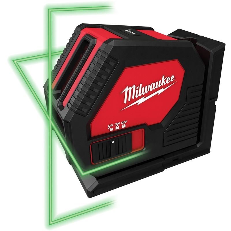 Milwaukee 3421 Green Cross Line Laser - Mississauga Hardware Centre Inc