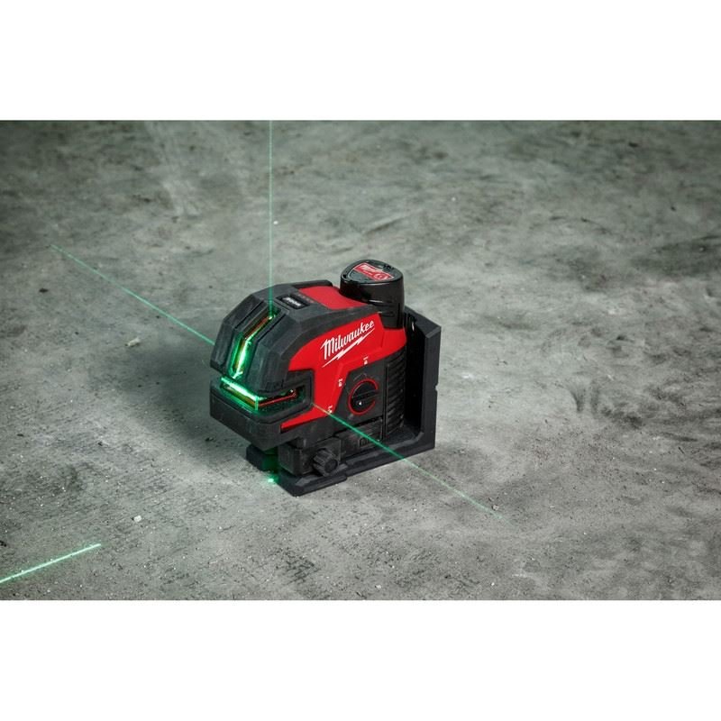 Milwaukee 3624 - 20 M12 Green Cross Line and 4 - Points Laser - Mississauga Hardware Centre Inc