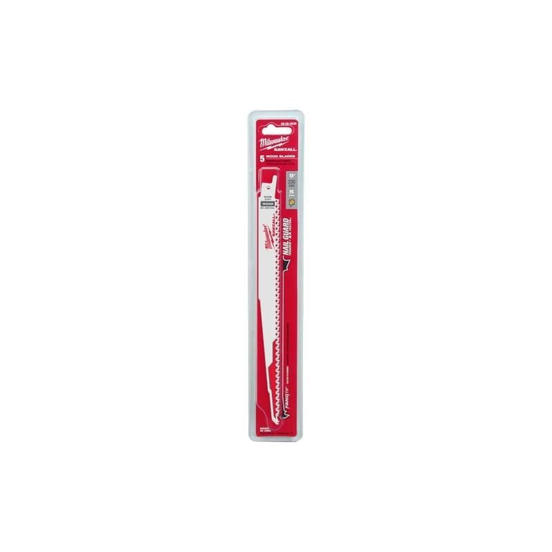 Milwaukee 48 - 00 - 5036 9"" 5 TPI SAWZALL Blade (5 Pk) - Mississauga Hardware Centre IncMilwaukee48-00-5036