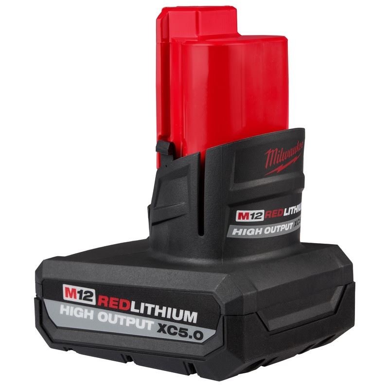 Milwaukee 48 - 11 - 2450 M12 REDLITHIUM HIGH OUTPUT XC5.0 Battery Pack - Mississauga Hardware Centre Inc