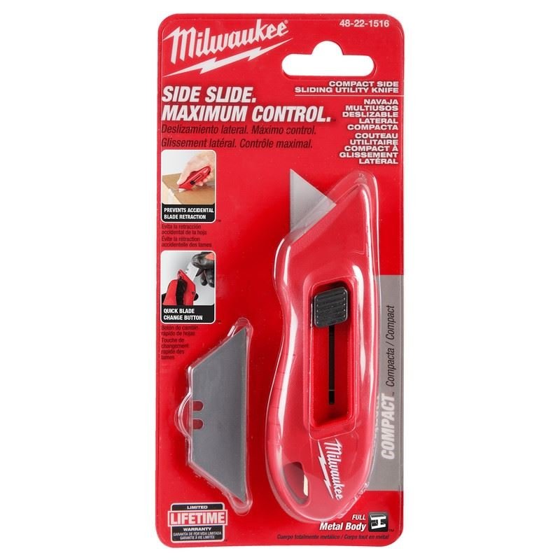 Milwaukee 48 - 22 - 1516 Compact Side Slide Utility Knife - Mississauga Hardware Centre Inc