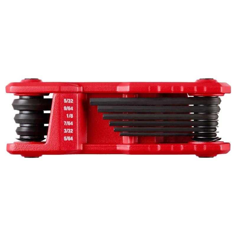 Milwaukee 48 - 22 - 2181 9 Key Folding Hex Key Set - SAE - Mississauga Hardware Centre Inc