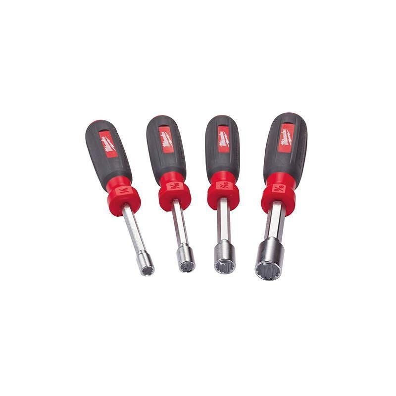 Milwaukee | 48 - 22 - 2404 4 PC Hollow Shaft SAE Nut Driver Set - Mississauga Hardware Centre IncMilwaukee48-22-2404