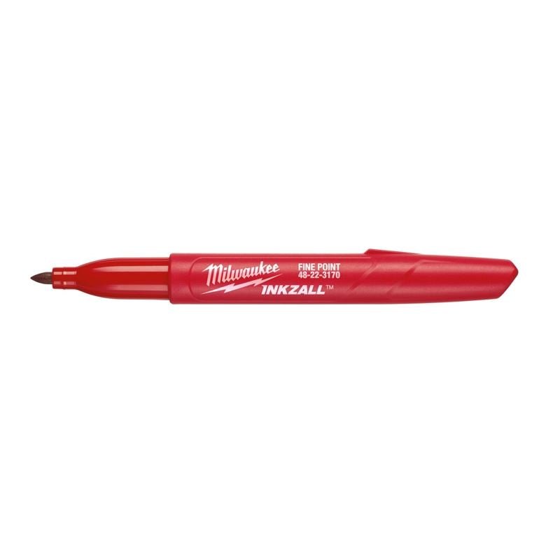 Milwaukee 48 - 22 - 3170 Red INKZALL Fine Point Jobsite Marker - 1 PK - Mississauga Hardware Centre Inc
