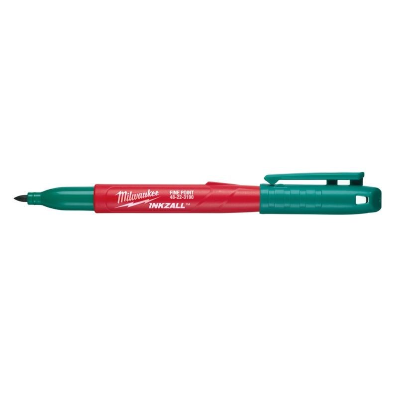Milwaukee 48 - 22 - 3190 Green INKZALL Fine Point Jobsite Marker - 1 PK - Mississauga Hardware Centre Inc