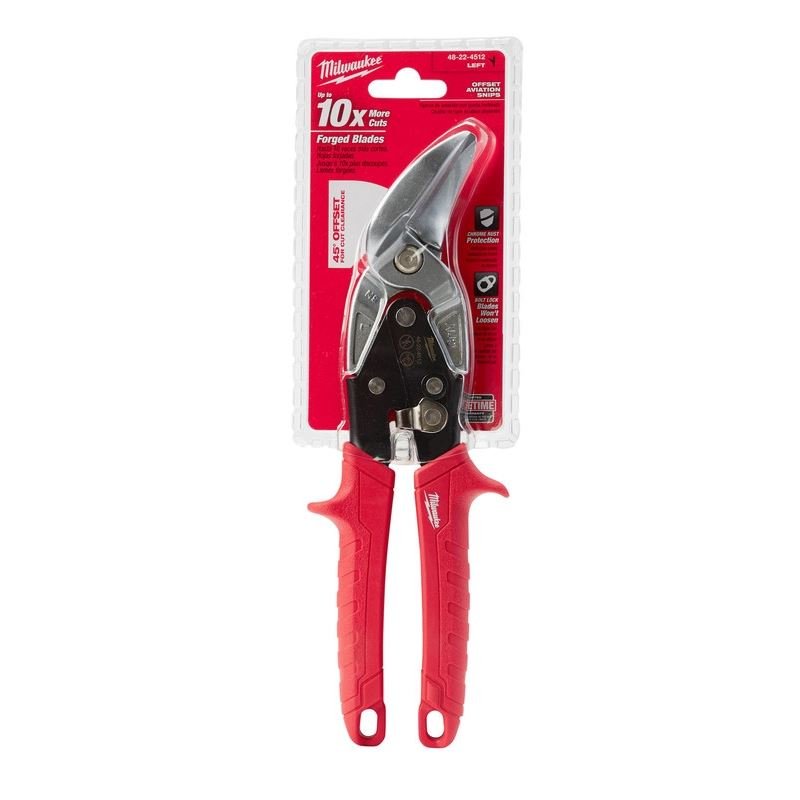 Milwaukee 48 - 22 - 4512 Left Cutting Offset Aviation Snips - Mississauga Hardware Centre Inc