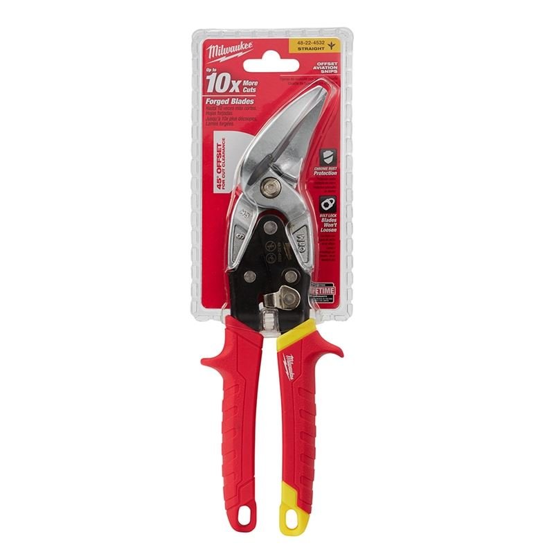 Milwaukee 48 - 22 - 4532 Straight Cutting Offset Aviation Snips - Mississauga Hardware Centre IncMilwaukee48-22-4532