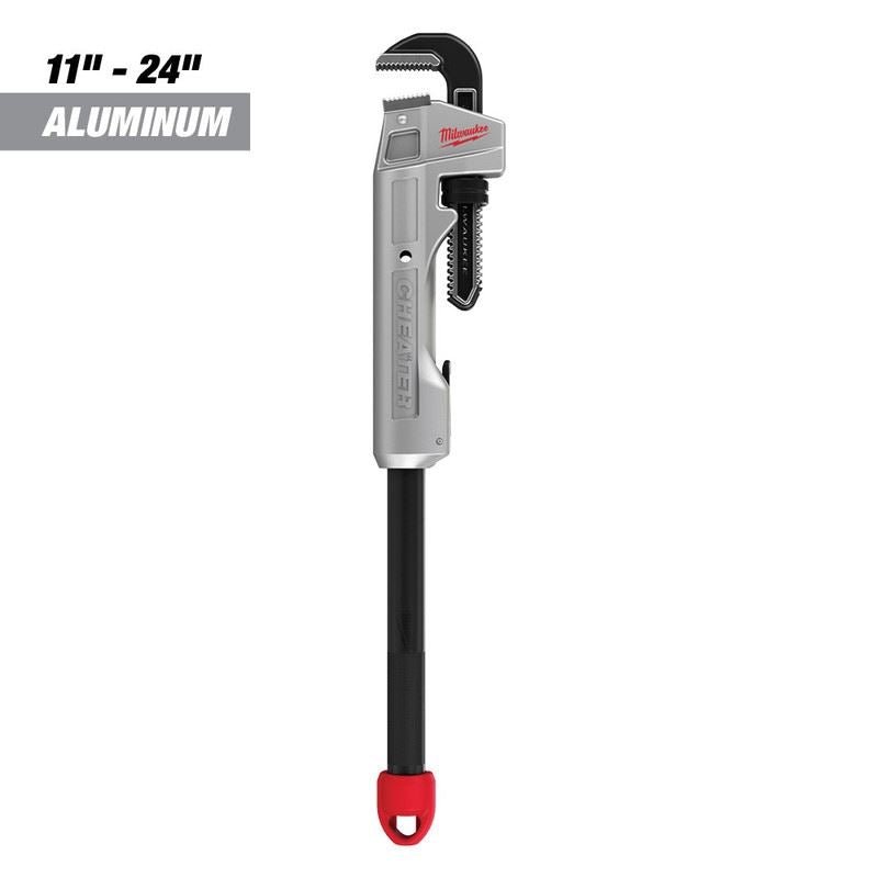 Milwaukee 48 - 22 - 7318 CHEATER Aluminum Adaptable Pipe Wrench - Mississauga Hardware Centre Inc