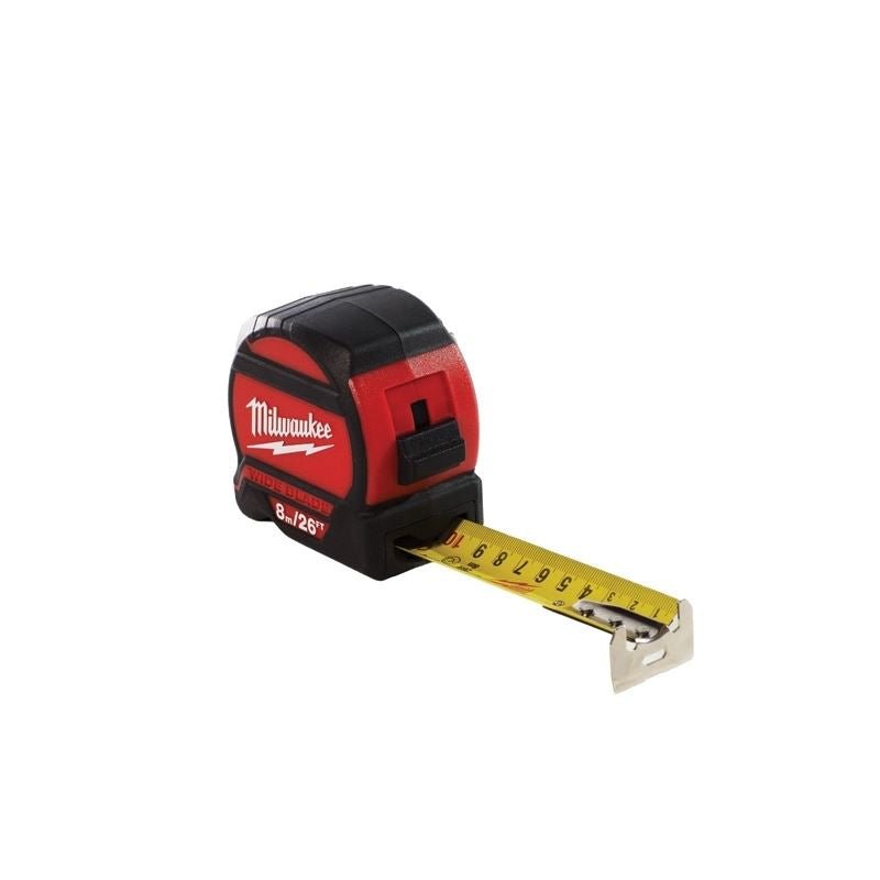 Milwaukee 48 - 22 - 7526 8m/26ft Wide Blade Tape Measure - Mississauga Hardware Centre IncMilwaukee48-22-7526