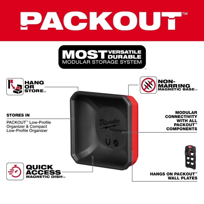 Milwaukee 48 - 22 - 8070 PACKOUT Magnetic Bin - Mississauga Hardware Centre Inc