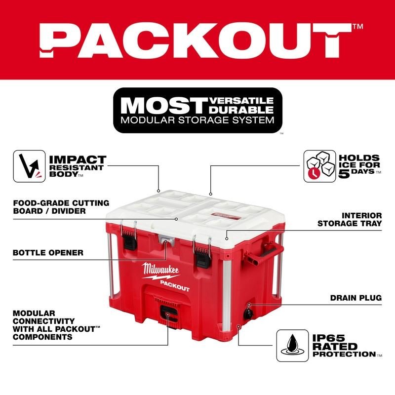 Milwaukee 48 - 22 - 8462 PACKOUT 40QT XL Cooler - Mississauga Hardware Centre Inc