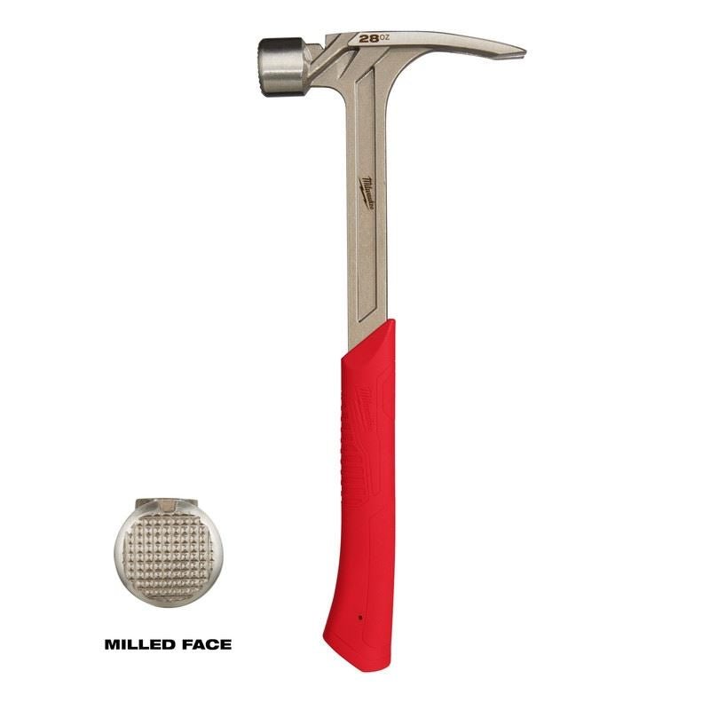 Milwaukee 48 - 22 - 9029 28oz Milled Face Framing Hammer - Mississauga Hardware Centre Inc