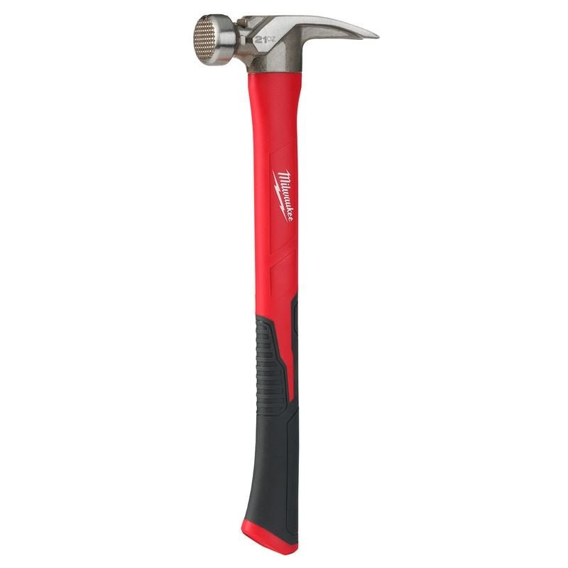 Milwaukee 48 - 22 - 9320 21oz Milled Face Poly/Fiberglass Handle Hammer - Mississauga Hardware Centre Inc