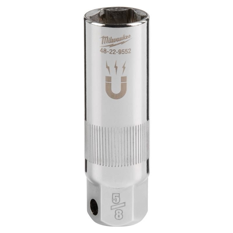 Milwaukee 48 - 22 - 9552 3/8in Drive 5/8in Magentic Spark Plug Socket - Mississauga Hardware Centre Inc