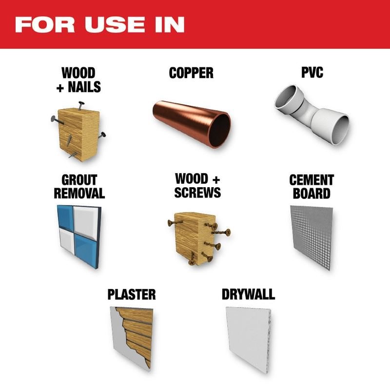 Milwaukee 49 - 10 - 9005 OPEN - LOK 3pc Multi - Material Cutting Multi - Tool Blade Variety Pack - Mississauga Hardware Centre Inc