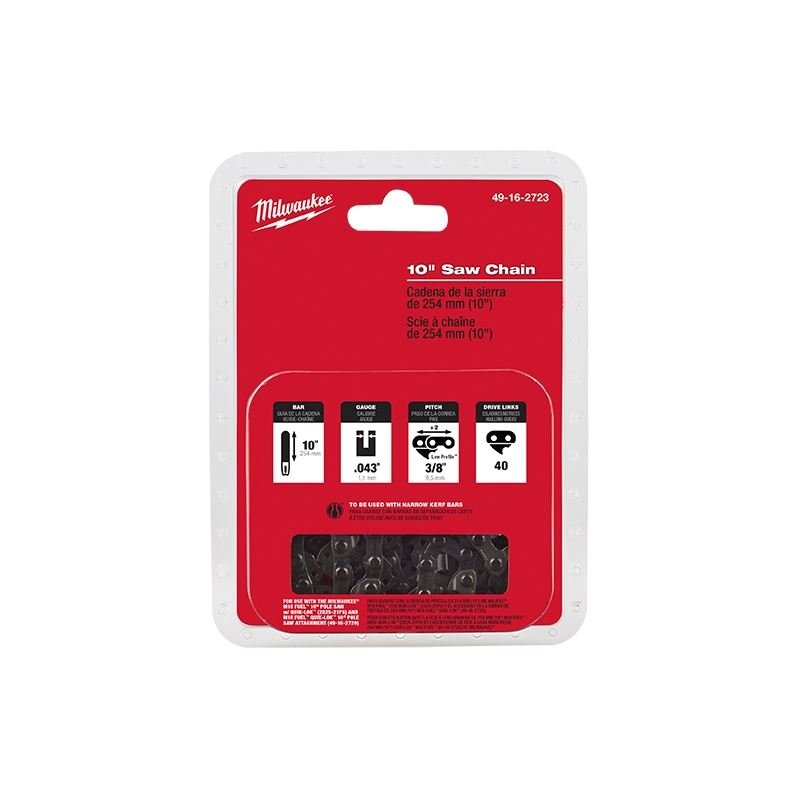 Milwaukee 49 - 16 - 2723 10 in Pole Saw Chain - Mississauga Hardware Centre Inc