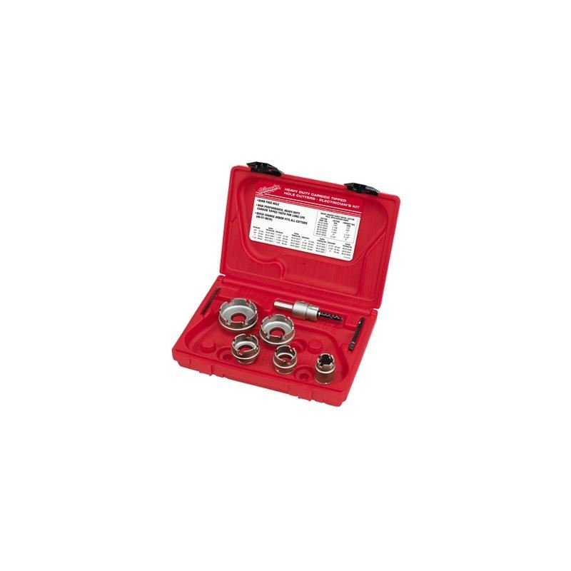 Milwaukee 49 - 22 - 8310 7PC Electrician's Sheet Metal Carbide Cutter Kit - Mississauga Hardware Centre IncMilwaukee49-22-8310