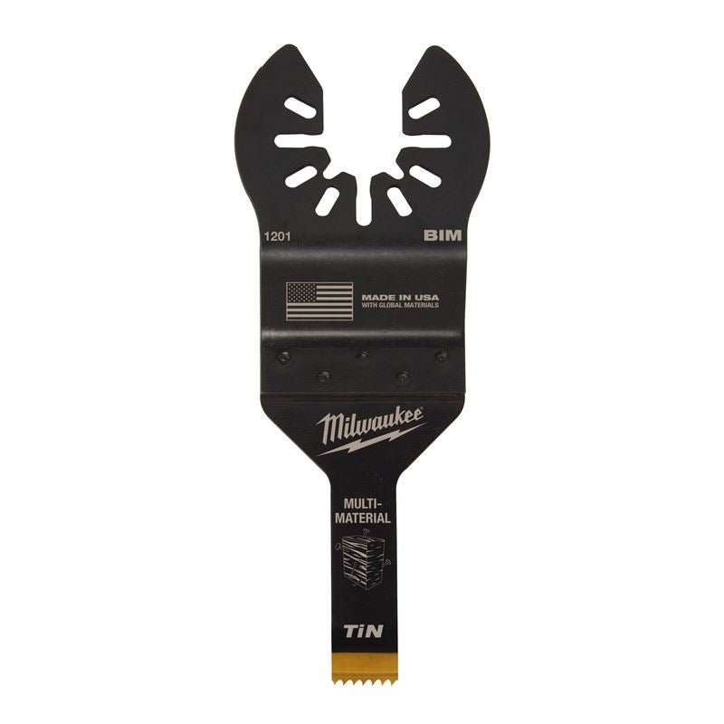 Milwaukee 49 - 25 - 1201 OPEN - LOK 3/8 in Titanium Enhanced Bi - Metal Multi - Material Blade 1 Pk - Mississauga Hardware Centre Inc