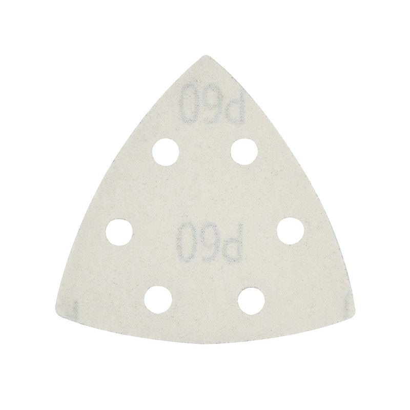 Milwaukee 49 - 25 - 2060 3 - 1/2 in 60 Grit Triangle Sandpaper 6 Pk - Mississauga Hardware Centre Inc