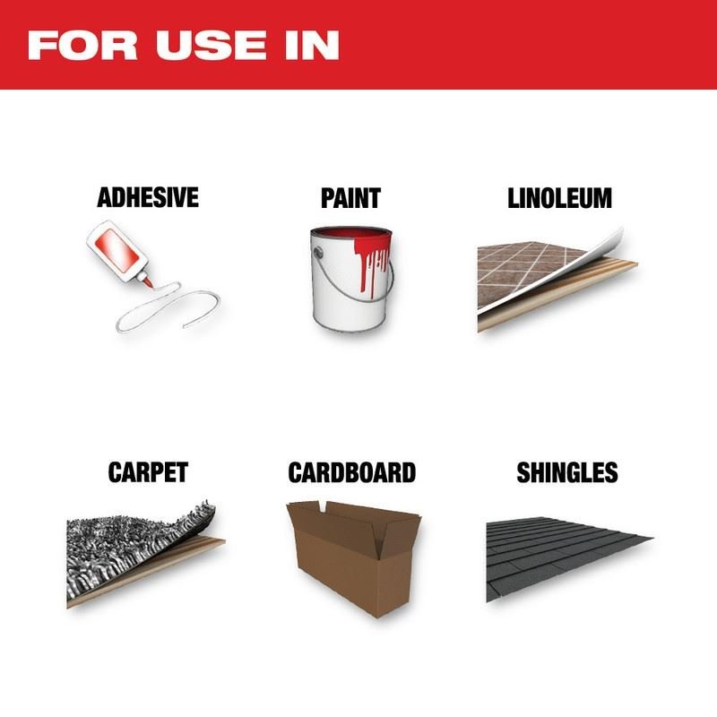 Milwaukee 49 - 25 - 2221 OPEN - LOK 3 - in - 1 Multi - Cutter Scraper Blade 1 Pk - Mississauga Hardware Centre Inc