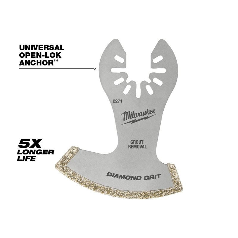 Milwaukee 49 - 25 - 2271 OPEN - LOK Diamond Grit Boot Blade 1 Pk - Mississauga Hardware Centre Inc