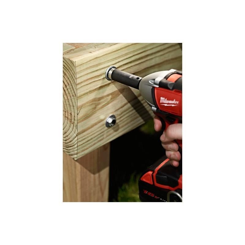 Milwaukee | 49 - 66 - 4484 9PC SHOCKWAVE 1/2"" DR THIN WALL DEEP IMPACT SOCKET SET - Mississauga Hardware Centre IncMilwaukee49-66-4484