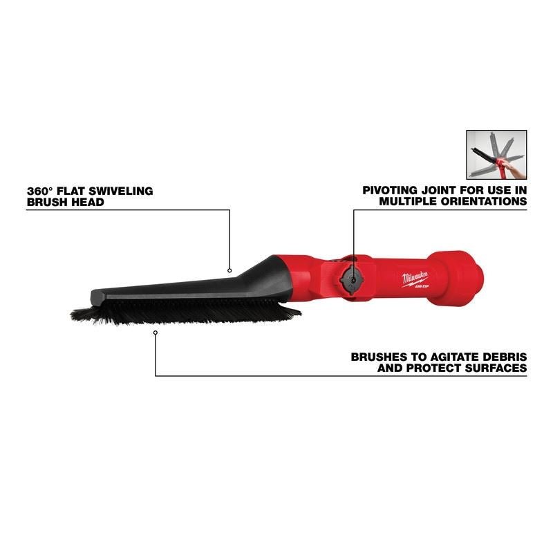 Milwaukee 49 - 90 - 2027 AIR - TIP Low - Profile Pivoting Brush Tool - Mississauga Hardware Centre Inc