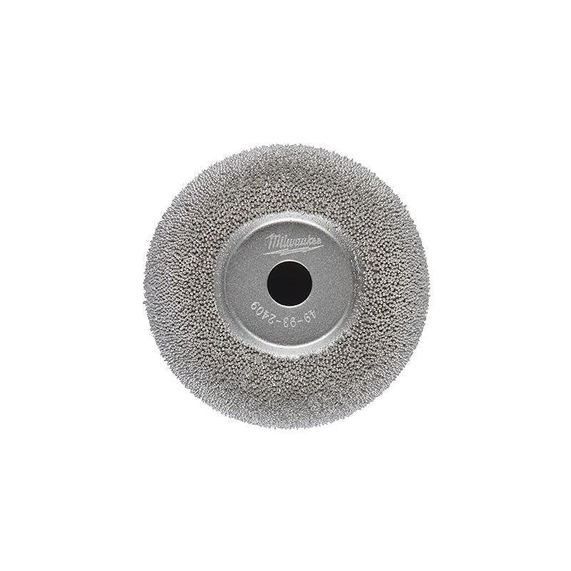 Milwaukee 49 - 93 - 2409 2 - 1/2in Flared Contour Buffing Wheel for M12 FUEL Low Speed Tire Buffer - Mississauga Hardware Centre Inc
