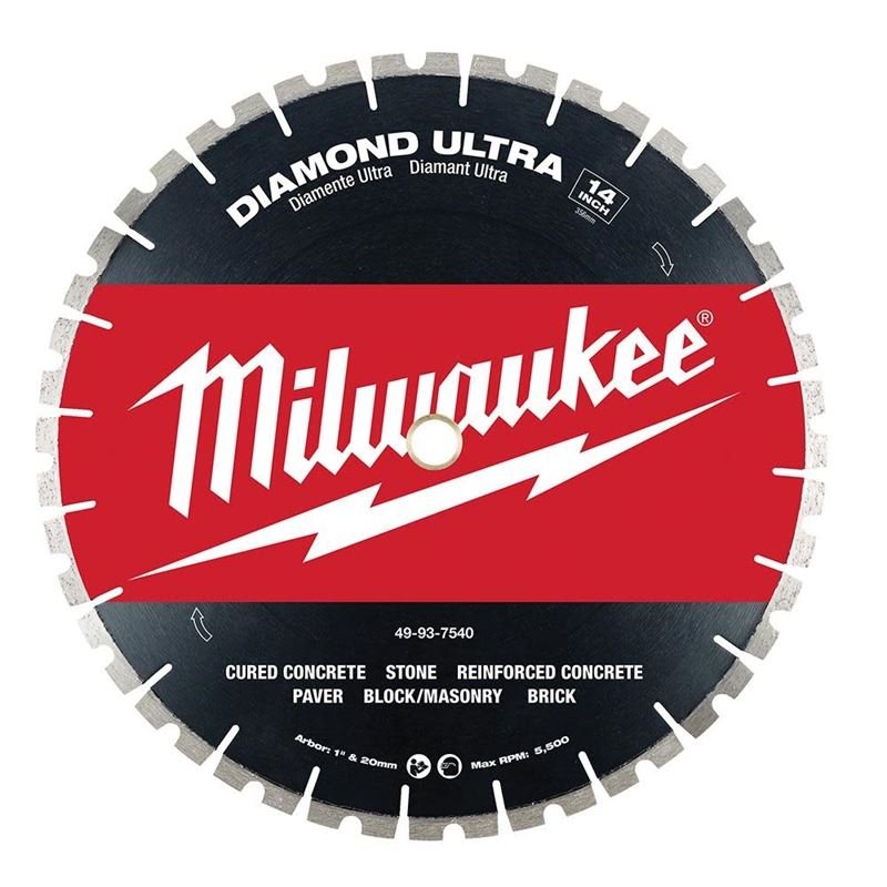 Milwaukee 49 - 93 - 7540 14 in Diamond Ultra Segmented Blade - Mississauga Hardware Centre Inc