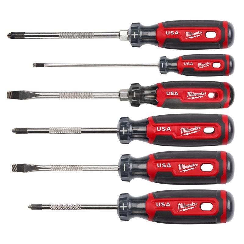 Milwaukee MT200 - 6 6PC Cushion Grip Screwdriver Set (USA) - Mississauga Hardware Centre Inc