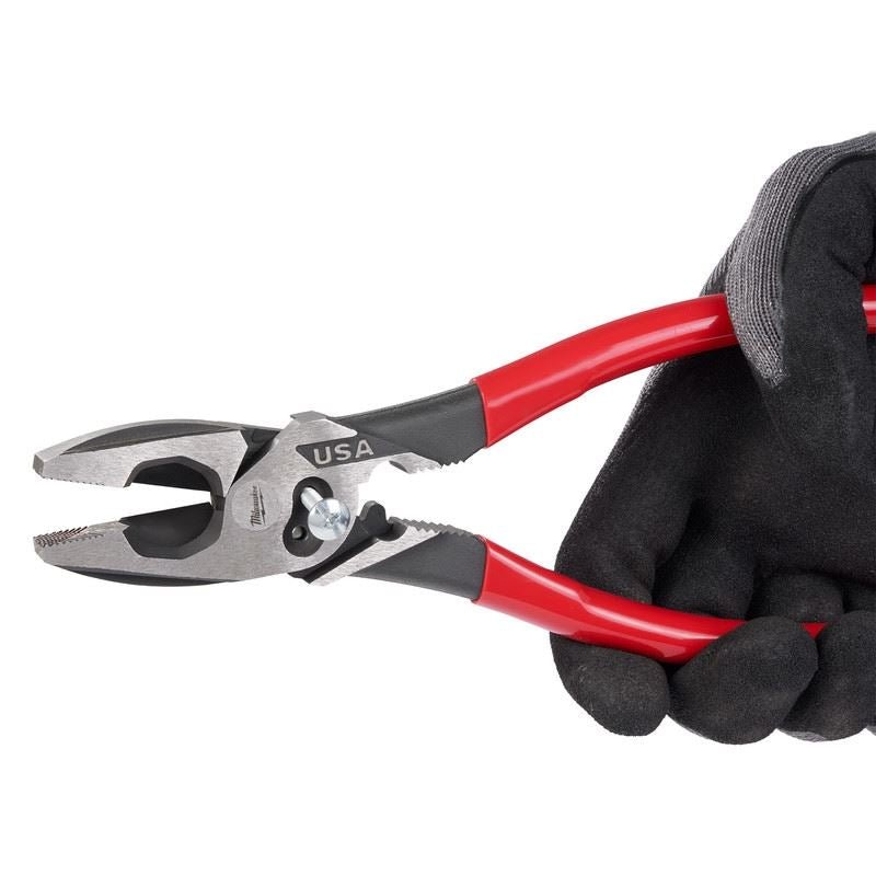 Milwaukee MT500C 9in Linemans Dipped Grip Pliers w/ Crimper Bolt Cutter (USA) - Mississauga Hardware Centre Inc
