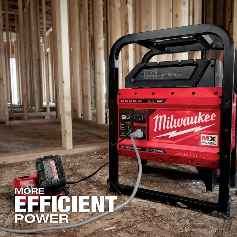 Milwaukee MXF002 - 2XC MX FUEL Carry - On 3600w/1800w Power Supply - Mississauga Hardware Centre Inc