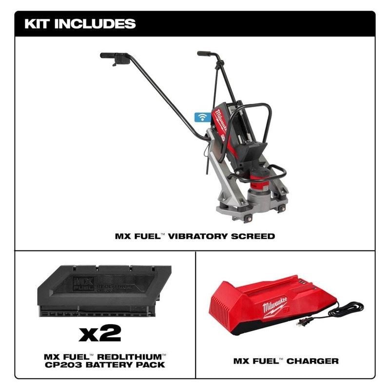 Milwaukee MXF381 - 2CP MX FUEL Vibratory Screed Kit - Mississauga Hardware Centre Inc