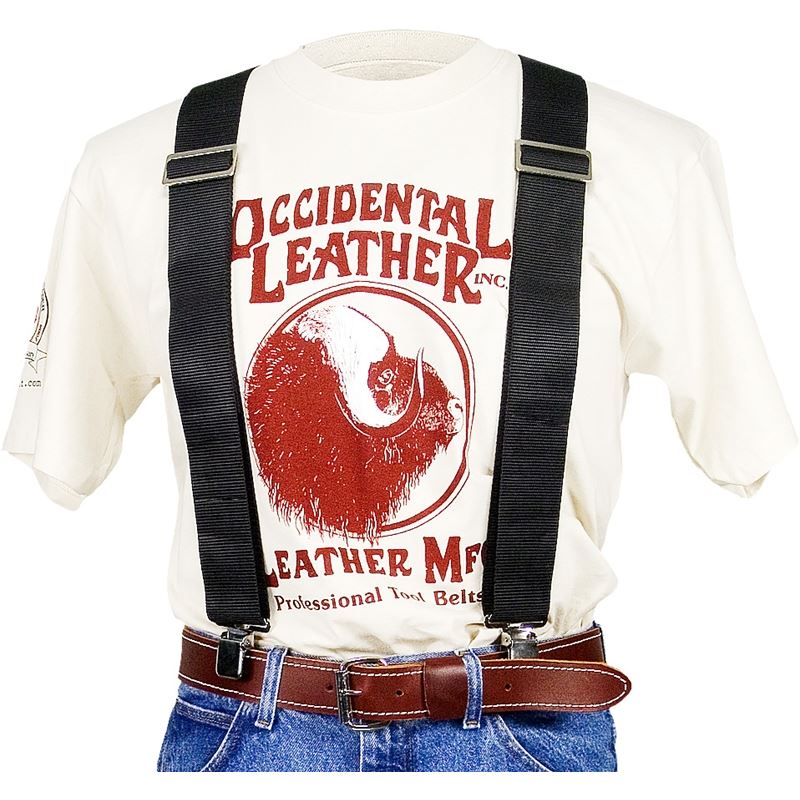 OCCIDENTAL LEATHER 9020B - Oxy Nylon Suspenders - Black - Mississauga Hardware Centre IncOCCIDENTAL LEATHER9020B