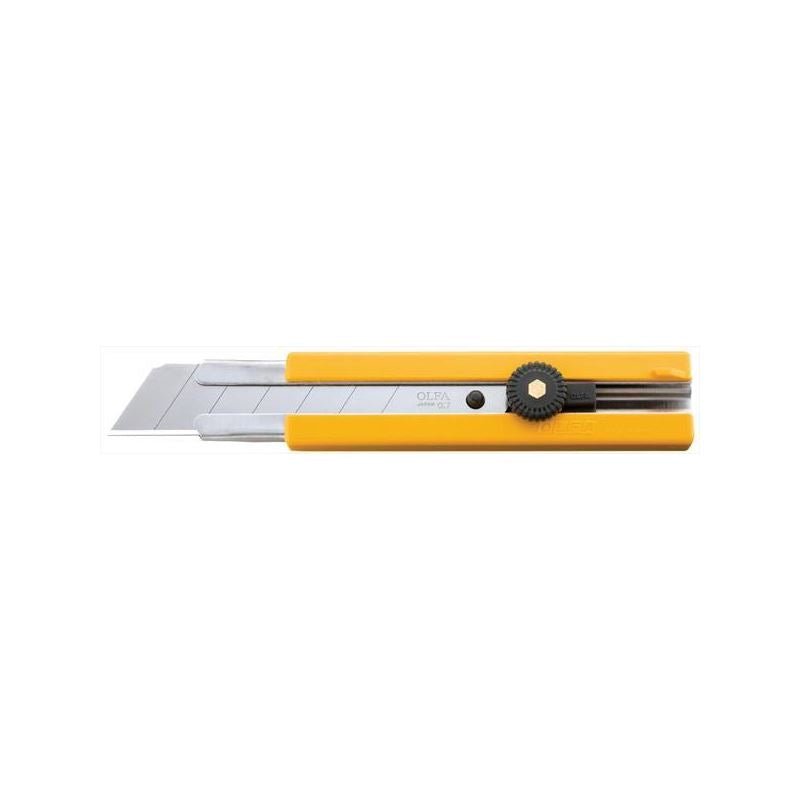 Olfa | H - 1 25mm Extra Heavy - Duty Rubber Inset Grip Utility Knife (H - 1) - Mississauga Hardware Centre IncOLFA5006