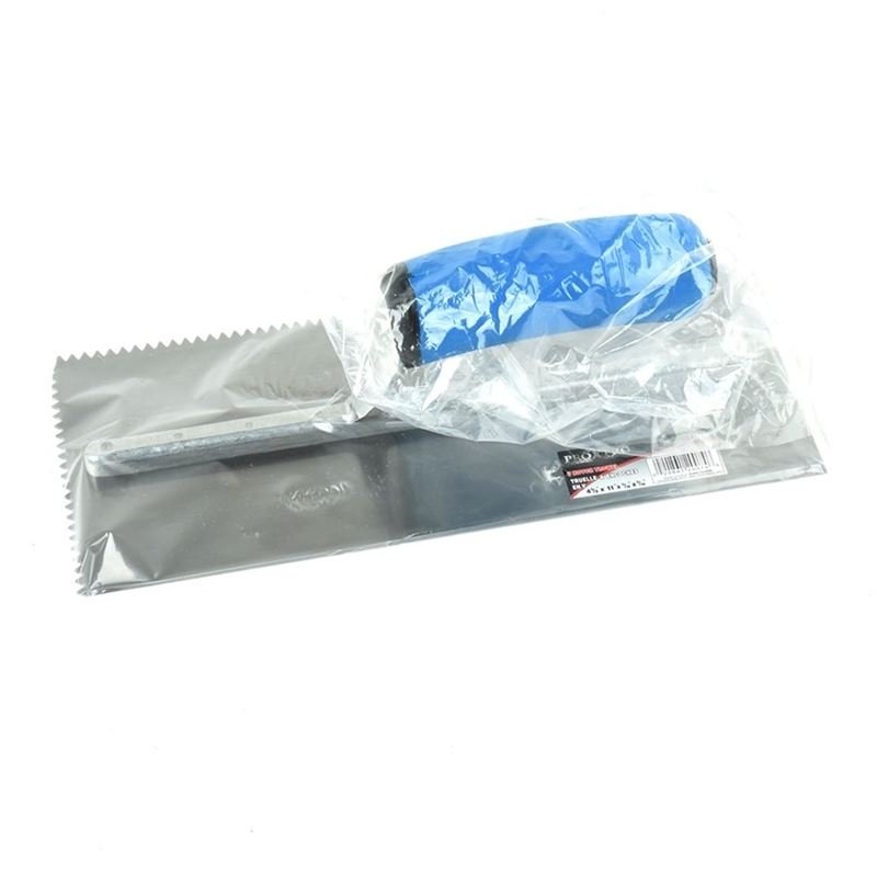 ProXTile 11 in. x 4 1/2 in. V Notched Trowel with Soft Grip (3/16 in. V Notch) - Mississauga Hardware Centre Inc