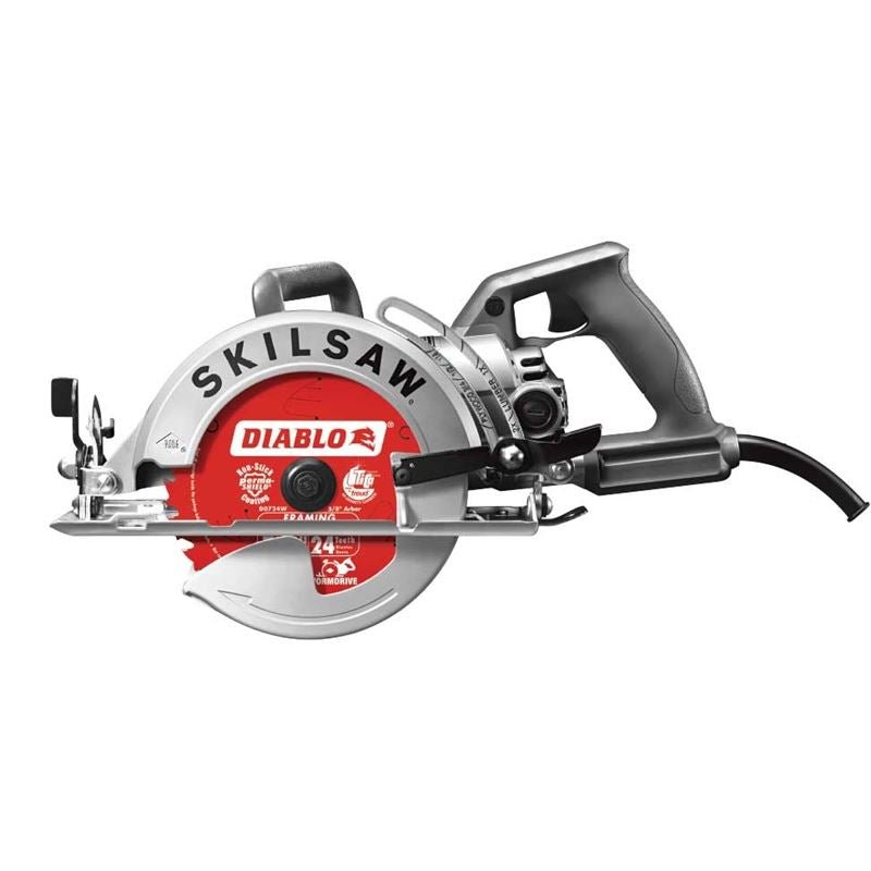 Skil SPT77W - 22 7 - 1/4 In. Aluminum SKILSAW® Worm Drive with Diablo® Carbide Blade - Mississauga Hardware Centre IncSKILSPT77W-22