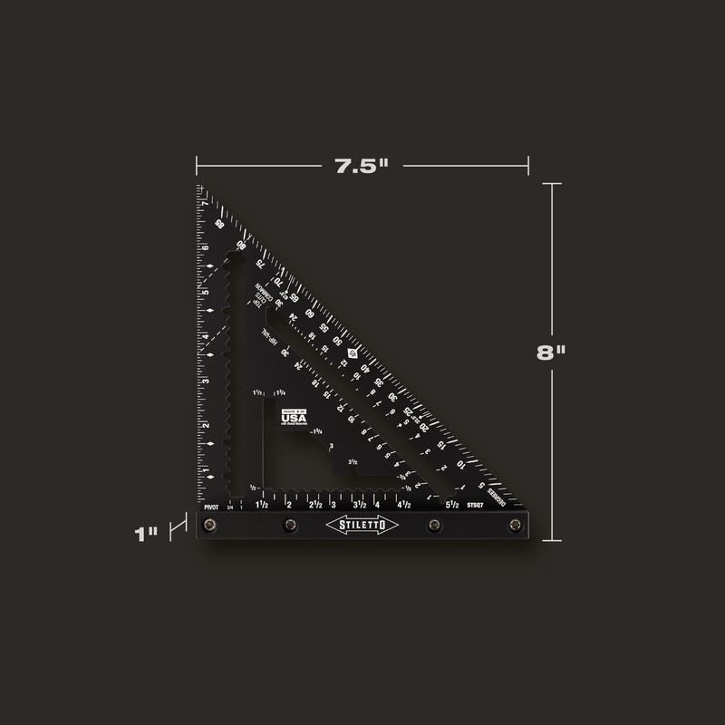 STILETTO STSQ7 7in Carpenter Square - Mississauga Hardware Centre Inc