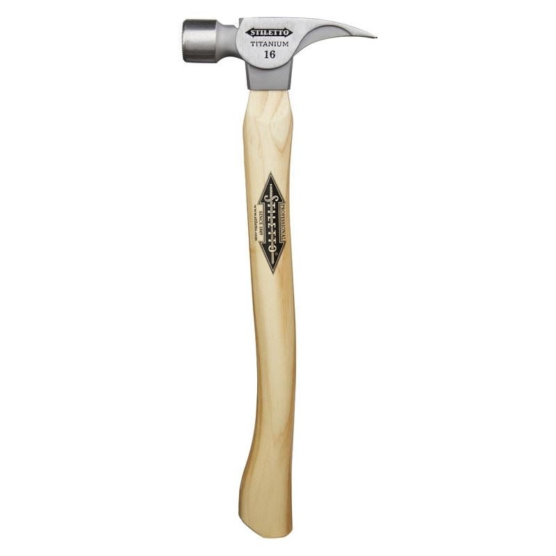 Stiletto TI16MC 16oz Hickory Framing Hammer - Milled/Curve - Mississauga Hardware Centre Inc