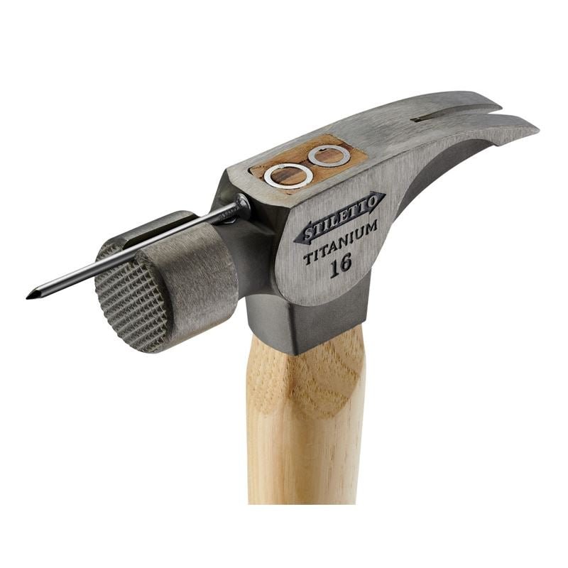 Stiletto TI16MC 16oz Hickory Framing Hammer - Milled/Curve - Mississauga Hardware Centre Inc