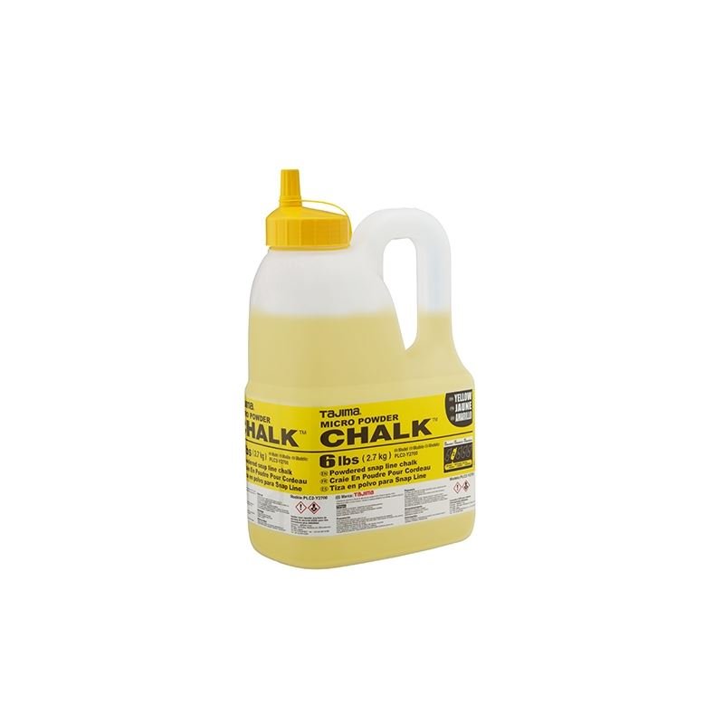 TAJIMA PLC2 - Y2700 Yellow Micro Chalk 6 LBS - Mississauga Hardware Centre Inc