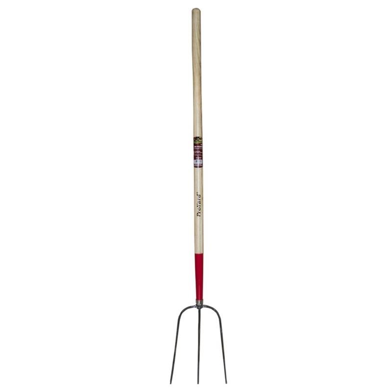 Toolway 130675 PITCHFORK 60 - 1 / 4IN X 3 - TINES 6 - 3 / 4IN HEAD WOOD HANDLE - Mississauga Hardware Centre Inc