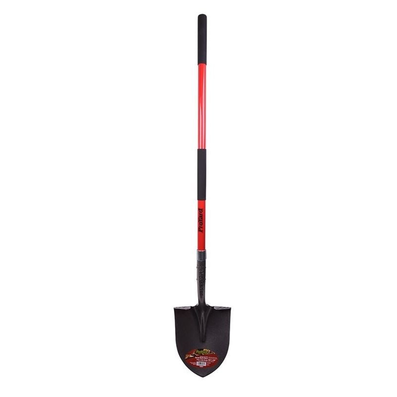 Toolway 9½IN X58IN ROUND SHOVEL FIBERGLASS L - HANDLE - Mississauga Hardware Centre Inc