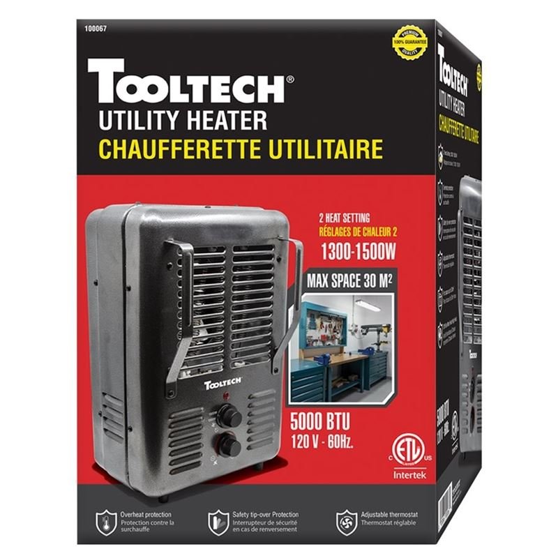 Toolway MILKHOUSE HEATER - 5000BTU 1300 - 1500W 120V 60HZ - Mississauga Hardware Centre Inc