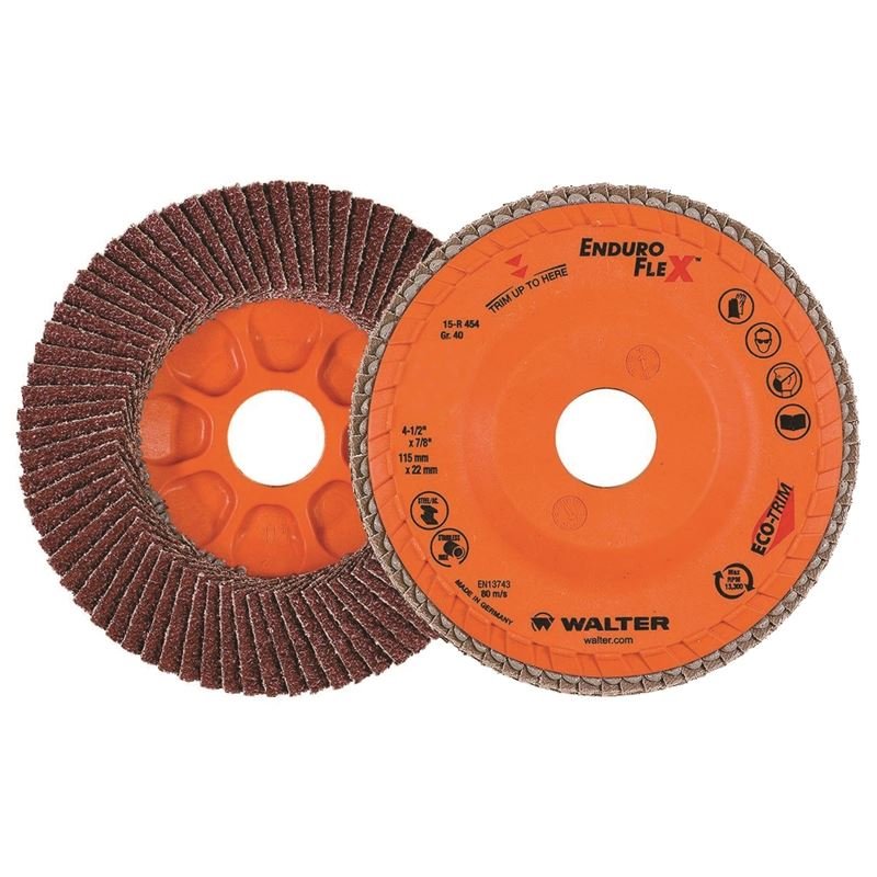 WALTER 15R454 4 - 1/2in GR40 ENDURO - FLEX BLENDING DISC - Mississauga Hardware Centre Inc