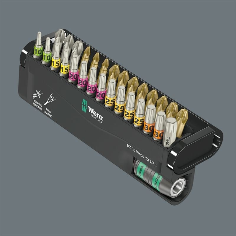 Wera 05057436001 Bit - Check 30 Wood Tx Hf 1, 30 Pieces - Mississauga Hardware Centre Inc