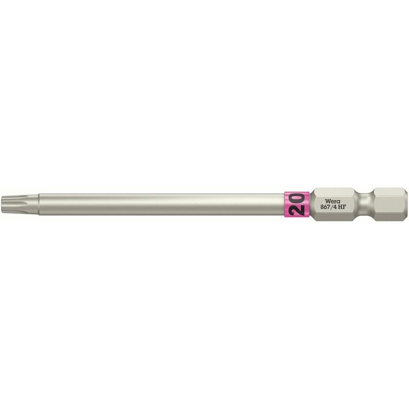Wera 05060514001 867/4 Torx Hf Bits With Holding Function, Tx 20 X 89 Mm - Mississauga Hardware Centre Inc