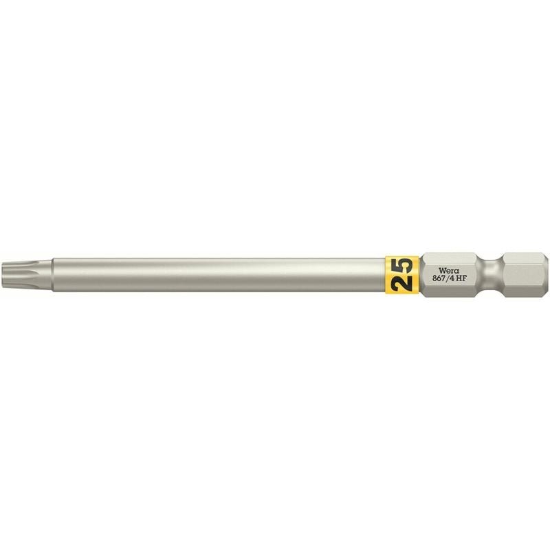 Wera 05060515001 867/4 Torx Hf Bits With Holding Function, Tx 25 X 89 Mm - Mississauga Hardware Centre Inc